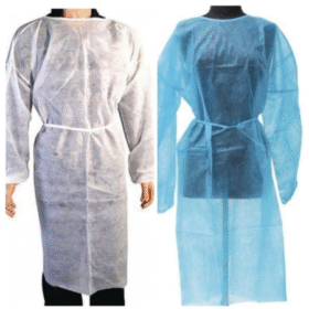 On Disposable gown