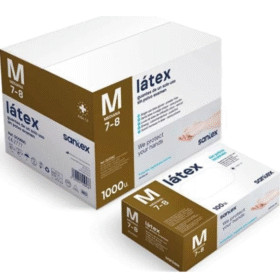 Powder-free latex gloves