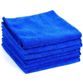 microfiber in blue